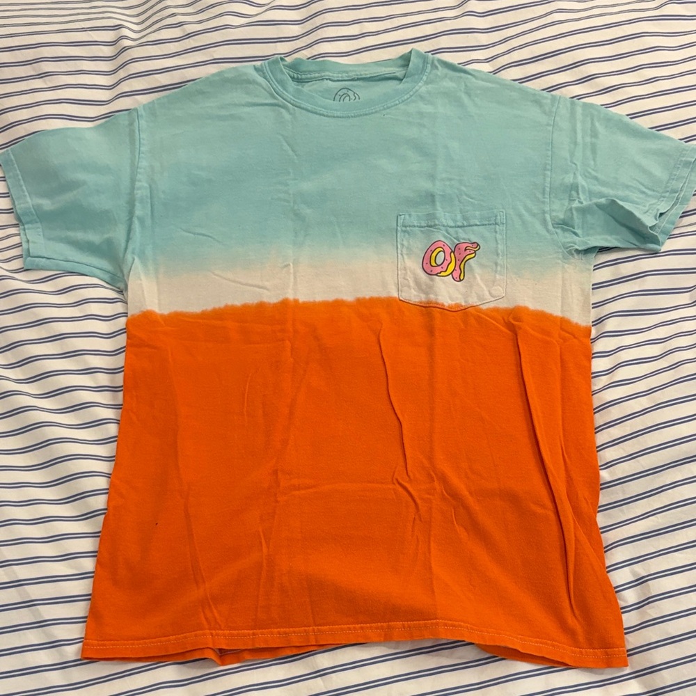 Odd future Orange and Blue Tiedye Tee